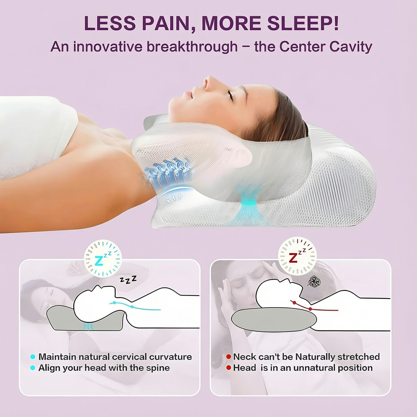 Exilerance™ - Anti Snoring Pillow